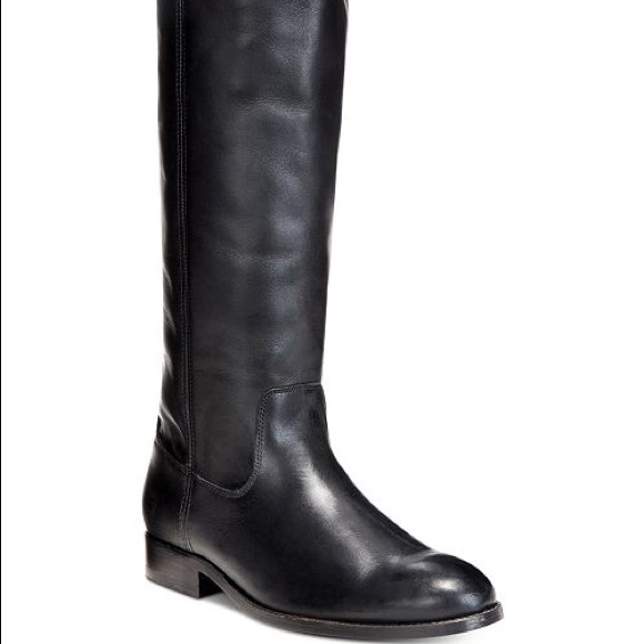 NEW⭐️FRYE⭐️Tall Leather boots in black size 7 - Picture 3 of 8